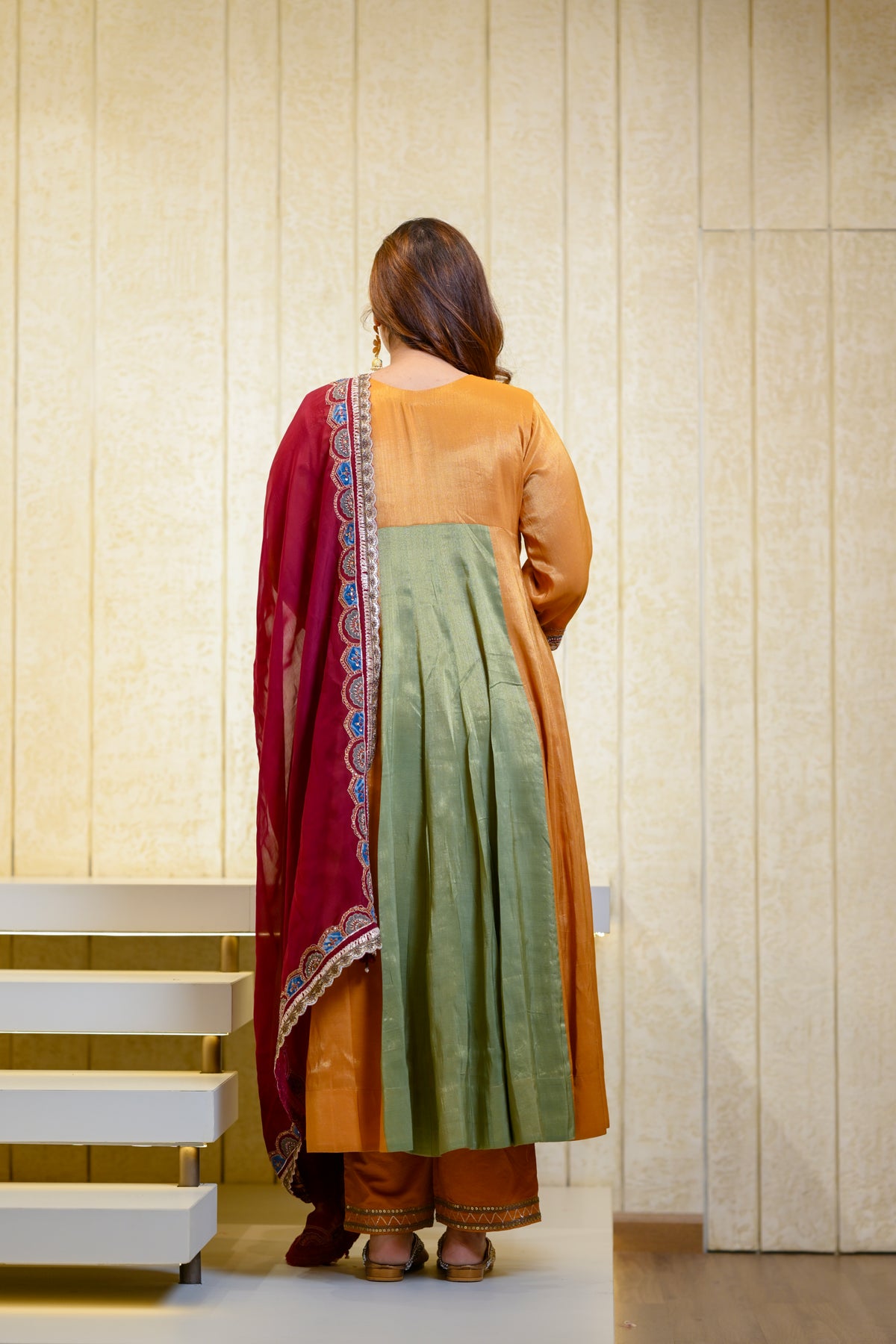 Lotus Tissue Anarkali